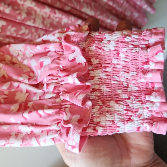 Draper James Boatneck Kitty Dress in Pink Shadow Floral, Size 3X - Picture 5 of 12